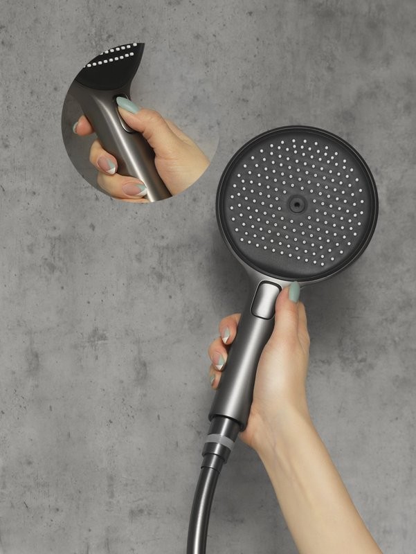 Душевая стойка AltroBagno Bilancia AltroBagnoBilancia030428GM оружейная сталь