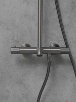 Душевая стойка AltroBagno Bilancia AltroBagnoBilancia030428GM оружейная сталь