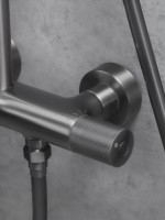 Душевая стойка AltroBagno Bilancia AltroBagnoBilancia030428GM оружейная сталь