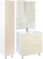 Зеркало Bellezza Эйфория L 80 бежевое, с подсветкой