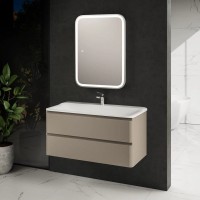 Тумба под раковину для ванной AQUAme S4 100 бежевая Тумба под раковину для ванной AQUAme S4 100 бежевая