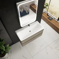 Тумба под раковину для ванной AQUAme S4 100 бежевая