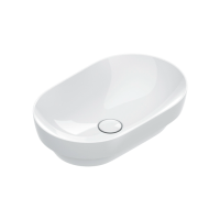 Раковина встраиваемая сверху Catalano Sfera 524550001 55х35 глянцевая белая, овальная