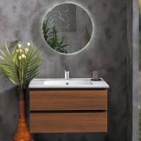 Мебель для ванной комнаты Armadi Art Capolda 85 dark wood
