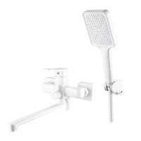 Смеситель для ванны с душем Shevanik S9902C белый