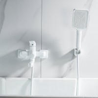 Смеситель для ванны с душем Shevanik S9902C белый