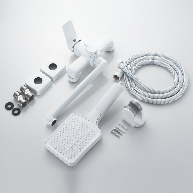 Смеситель для ванны с душем Shevanik S9902C белый