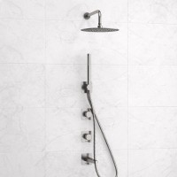 Душевой комплект Wasserkraft Tauber A6451.297.298.097.121.275.100.276 С ВНУТРЕННЕЙ ЧАСТЬЮ, никель