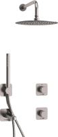 Душевой комплект Wasserkraft Tauber A6451.297.298.097.121.275.100.276 С ВНУТРЕННЕЙ ЧАСТЬЮ, никель