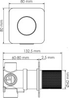 Душевой комплект Wasserkraft Tauber A6451.297.298.097.121.275.100.276 С ВНУТРЕННЕЙ ЧАСТЬЮ, никель