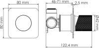 Душевой комплект Wasserkraft Tauber A6451.297.298.097.121.275.100.276 С ВНУТРЕННЕЙ ЧАСТЬЮ, никель