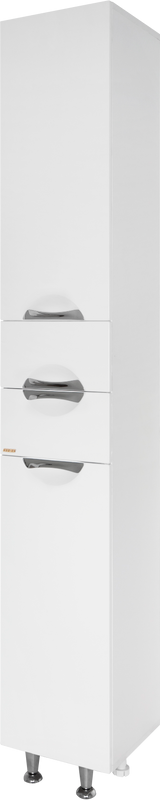Шкаф пенал для ванной Vod-Ok Лира 30 L, белый