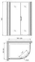 Душевой уголок Gemy Victoria S30181