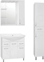 Тумба с раковиной Style Line Эко Фьюжн №26 80 белая Тумба с раковиной Style Line Эко Фьюжн №26 80 белая