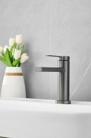 Смеситель для раковины BELZ B813 B10813-3 оружейная сталь Смеситель для раковины BELZ B813 B10813-3 оружейная сталь