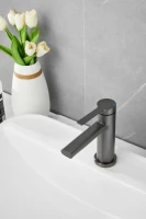 Смеситель для раковины BELZ B813 B10813-3 оружейная сталь Смеситель для раковины BELZ B813 B10813-3 оружейная сталь