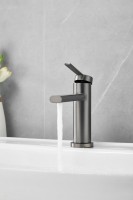 Смеситель для раковины BELZ B813 B10813-3 оружейная сталь Смеситель для раковины BELZ B813 B10813-3 оружейная сталь