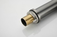 Смеситель для раковины BELZ B813 B10813-3 оружейная сталь Смеситель для раковины BELZ B813 B10813-3 оружейная сталь