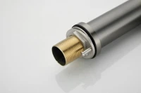 Смеситель для раковины BELZ B813 B10813-3 оружейная сталь Смеситель для раковины BELZ B813 B10813-3 оружейная сталь