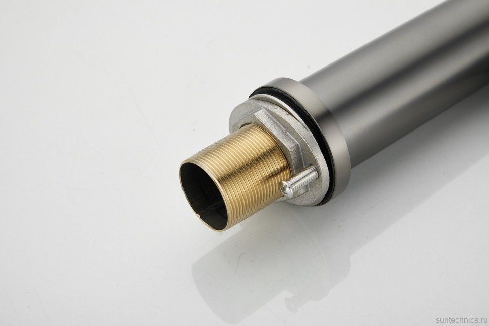 Смеситель для раковины BELZ B813 B10813-3 оружейная сталь