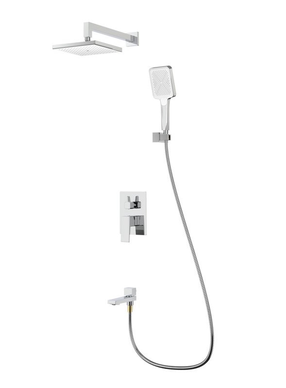 Душевой комплект Splenka S01 S01.27 С ВНУТРЕННЕЙ ЧАСТЬЮ, хром