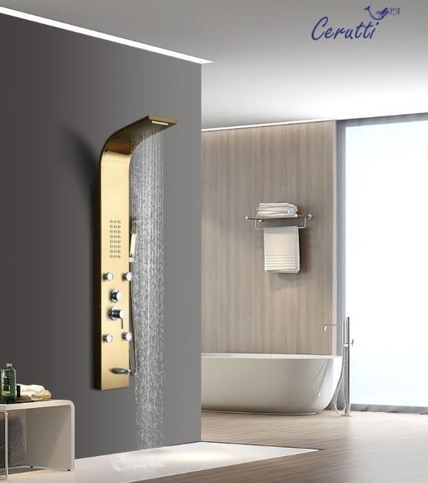 Душевая панель Ceruttispa Victoria G CT9978 золото