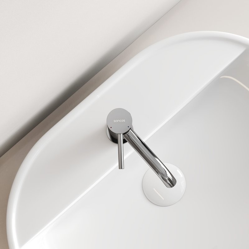 Смеситель для раковины Sancos Etna, хром, SC9001CH