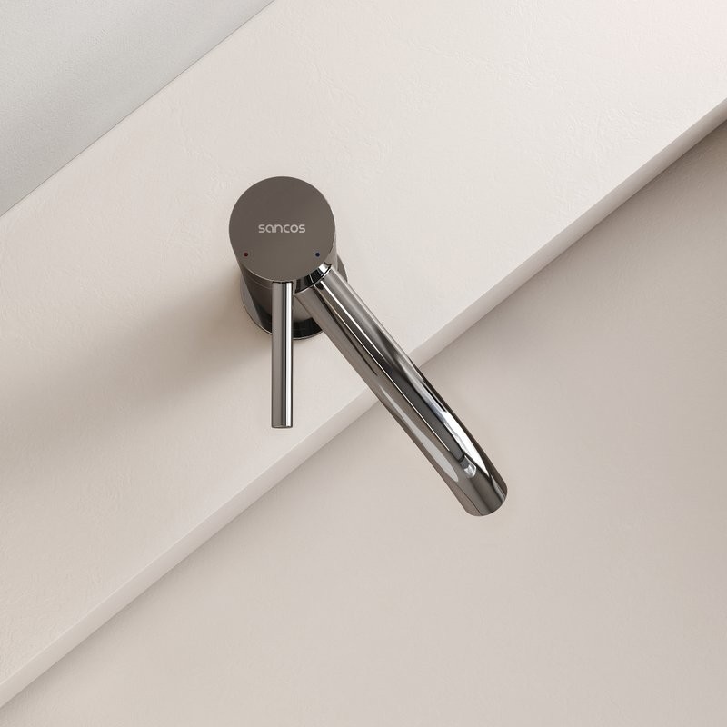 Смеситель для раковины Sancos Etna, хром, SC9001CH