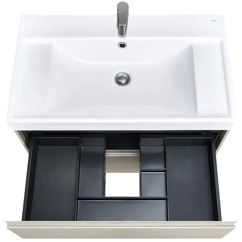 Мебель для ванной комнаты Roca Ona 80 бежево-серая матовая