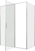 Душевой уголок Allen Brau Priority 160x80, профиль серебро браш, стекло прозрачное