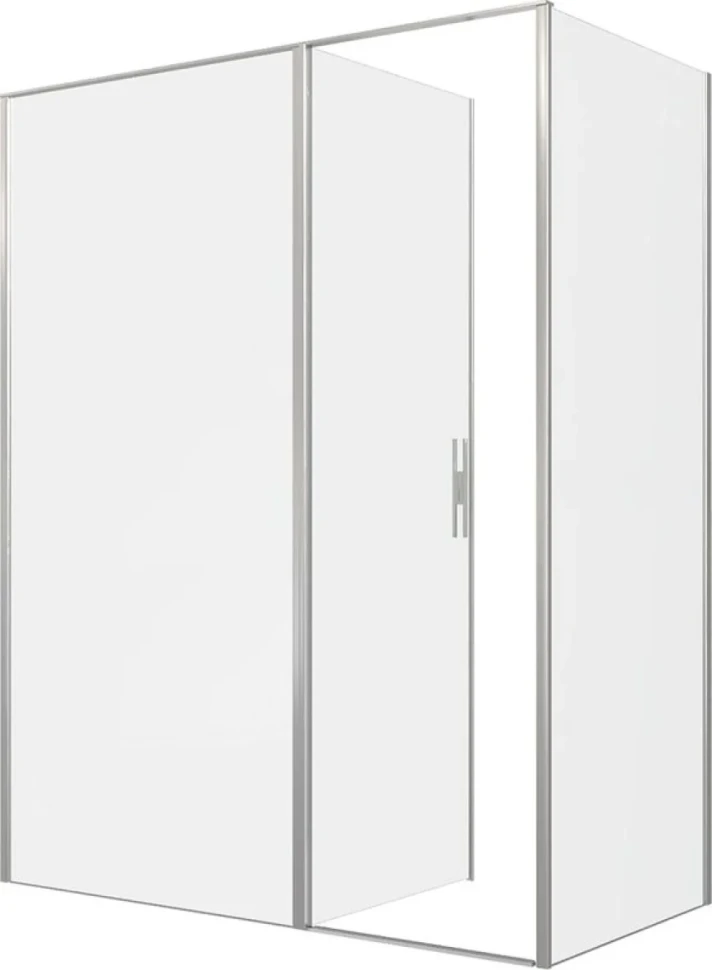 Душевой уголок Allen Brau Priority 160x80, профиль серебро браш, стекло прозрачное