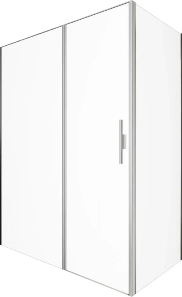 Душевой уголок Allen Brau Priority 160x80, профиль серебро браш, стекло прозрачное