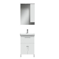 Мебель для ванной комнаты Belux Мадейра 55-01 белая глянцевая