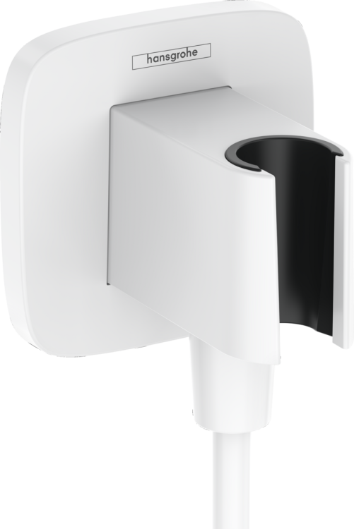 Шланговое подключение Hansgrohe FixFit Q 26887700 матовое белое