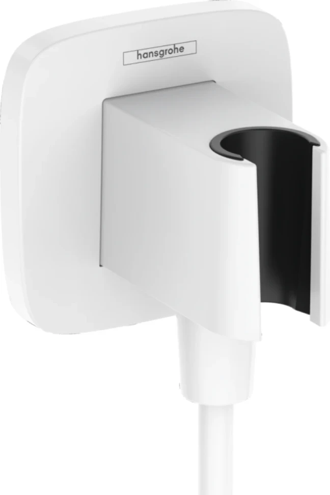 Шланговое подключение Hansgrohe FixFit Q 26887700 матовое белое