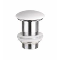 Донный клапан для раковины Ceramicanova CN2000MW без перелива, матовый белый