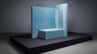 Стальная ванна Bette BetteOcean AR 170x75 см, встраиваемая, на ножках, перелив сзади, с антискользящим покрытием, с шумоизоляцией