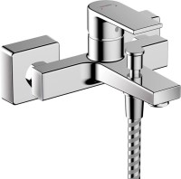 Душевой комплект Смеситель Hansgrohe Vernis Shape 71450000 хром + Стойка 26282000 Showerpipe 230 1jet Reno хром