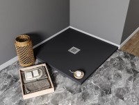 Поддон для душа Aquanet Pleasure NEW 001.1B 100x100 с сифоном, черный камень