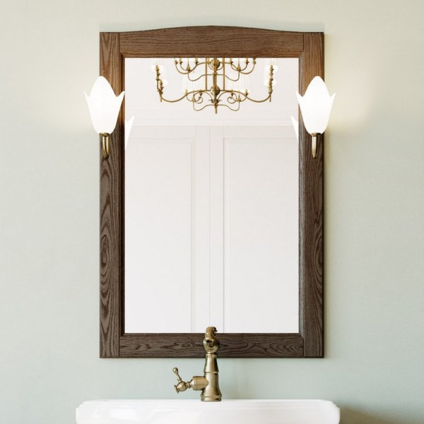 Зеркало ValenHouse Эллина 65 кальяри, основа светильника бронза