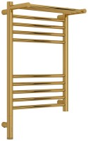Полотенцесушитель электрический Сунержа Богема 3.1 03-6006-6040 70x45 см, подключение слева, золото, лесенка, с полкой