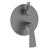 Встраиваемый смеситель для душа и ванны Raglo R07.273.09 С ВНУТРЕННЕЙ ЧАСТЬЮ, графит