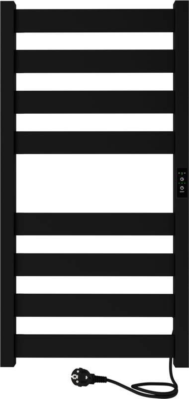 Полотенцесушитель электрический Indigo Oktava Slim 5 LСLOKS5E80-40BRRt черный муар