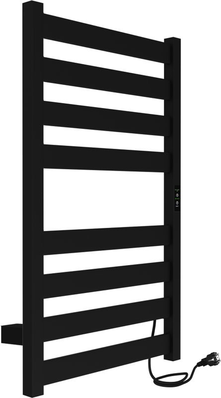 Полотенцесушитель электрический Indigo Oktava Slim 5 LСLOKS5E80-40BRRt черный муар