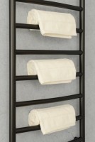 Полотенцесушитель электрический Сунержа Галант 3.1 31-6000-1040 110x45 см, подключение слева, матовый черный, лесенка