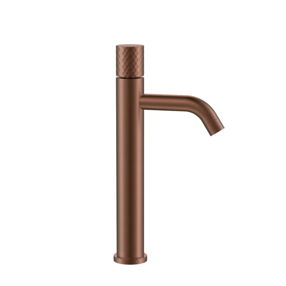 Смеситель для раковины Boheme Stick 122-BRB brushed bronze diamond