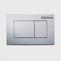 Кнопка смыва для унитаза AQUAme AQM4102CR пластик, цвет хром Кнопка смыва для унитаза AQUAme AQM4102CR пластик, цвет хром
