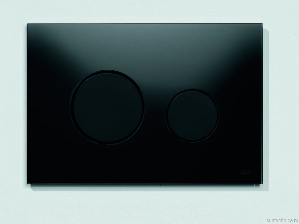 Кнопка смыва TECE Loop 9240657 черное стекло, кнопки черные