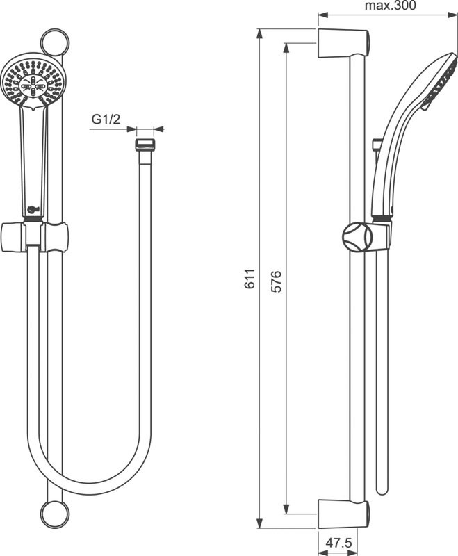 Комплект для ванной Ideal Standard Alpha BD004AA