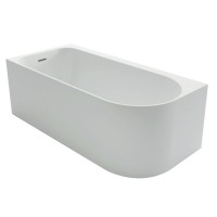 Ванна акриловая Azario Luton 1700*800*580 левая, пристенная, с сифоном и металлической рамой (LUT17080 L)